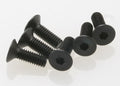 Traxxas 2542 - Screws 4x12mm countersunk machine (hex drive) (6) (769045168177)
