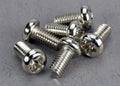 Traxxas 2558 - Screws 3x6mm roundhead machine (6) (769046216753)