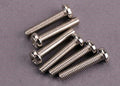 Traxxas 2563 - Screws 3x15mm roundhead machine (6) (8827585298669)