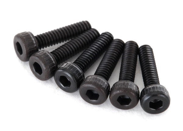Traxxas 2564 - Screws 2x8mm cap-head machine (hex drive) (6) (7622646563053)