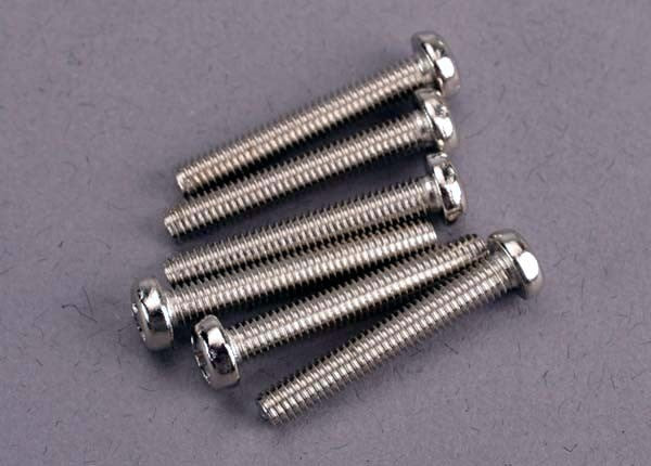 Traxxas 2566 - Screws 3X20Mm Roundhead Machine (6)