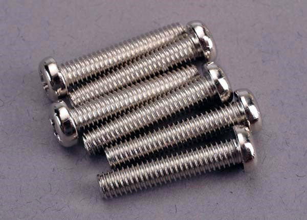 Traxxas 2570 - Screws 4x20mm roundhead machine (6) - Hobby City NZ