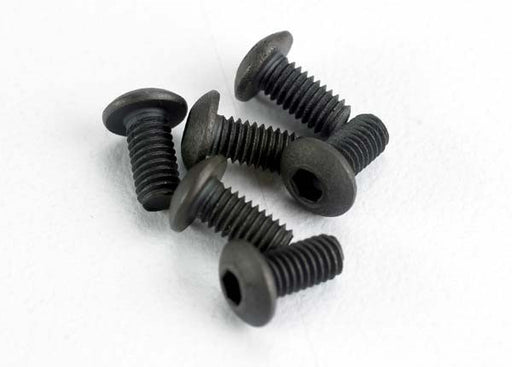 Traxxas 2575 - Screws 3x6mm button-head machine (hex drive) (6) - Hobby City NZ