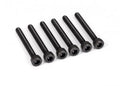 Traxxas 2581X Screws 3x25mm cap-head machine (hex drive) (6) (7953875370221)