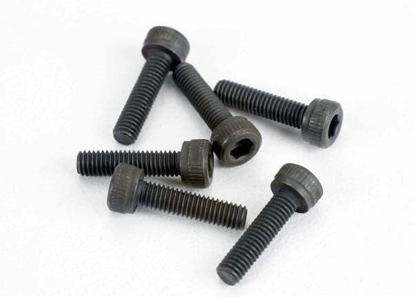 Traxxas 2584 - Head screws 3x12mm cap-head machine (hex drive) (6) (TRX 2.5 2.5R 3.3) - Hobby City NZ