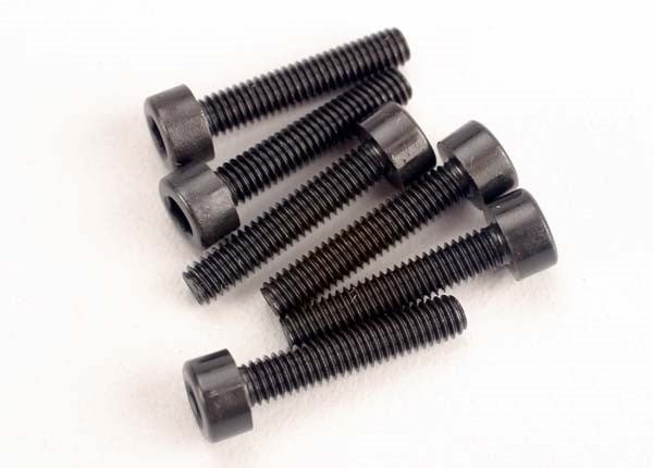 Traxxas 2586 - Screws 3x15mm cap-head machine (hex drive) (6) (769048543281)