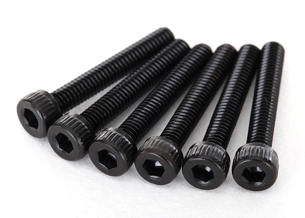 Traxxas 2618 - Screws 2.5x16mm cap-head machine (6) - Hobby City NZ