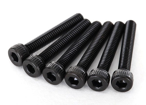 Traxxas 2618 - Screws 2.5x16mm cap-head machine (6) - Hobby City NZ