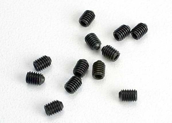 Traxxas 2743 - Set (grub) screws 3mm hardened (12) (769051721777)