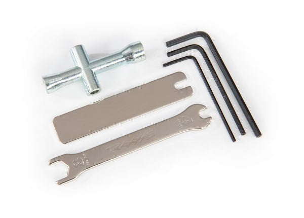 Traxxas 2748R - Tool set (includes 1.5mm hex wrench / 2.0mm hex wrench / 2.5mm hex wrench/ 4-way wrench/ 8mm & 4mm wrench/ U-joint wrench) (769149665329)