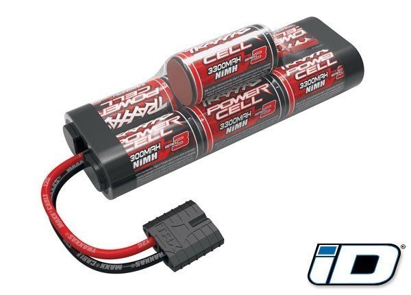 Traxxas 2941X - Battery Series 3 NiMH 7-Cell 3300mAh Hump w/iD Conn (7540676788461)