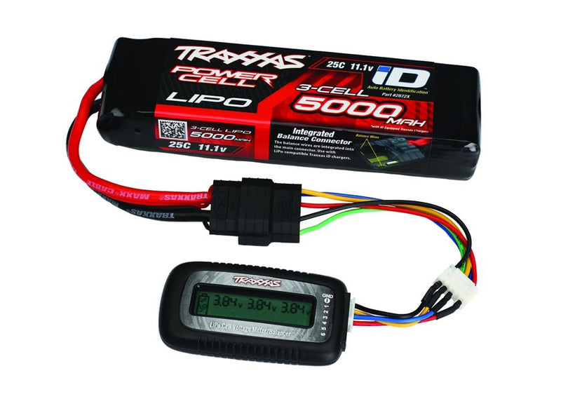 Traxxas 2968X - LiPo cell voltage checker/balancer (includes #2938X adapter for Traxxas iD batteries) - Hobby City NZ