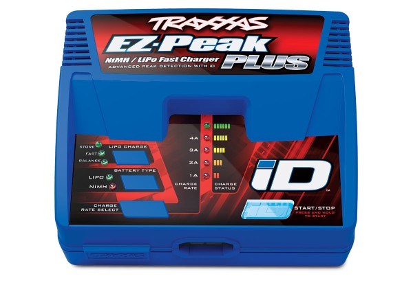 Traxxas 2970 - Ez-Peak Plus 4-Amp Nimh/Lipo Fast Charger With Id Auto