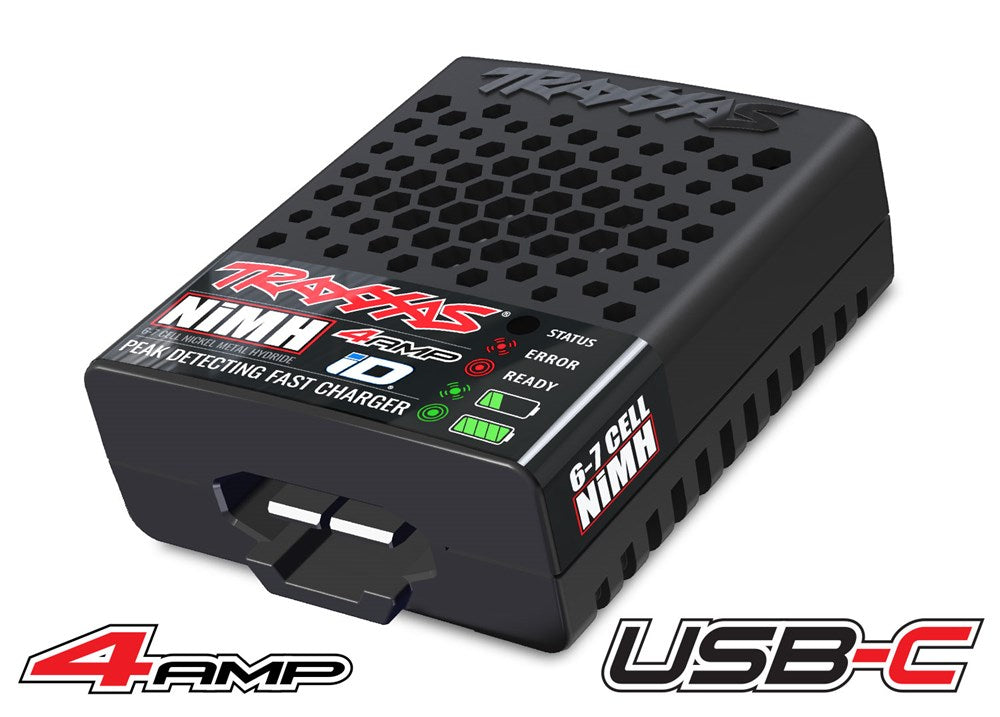 Traxxas 2982 4-AMP 6-7-CELL NiMH CHARGER USB-C (9075116835053)