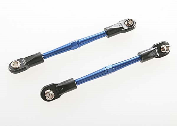 Traxxas 3139A - Turnbuckles Aluminum (Blue-Anodized) Toe Links 59mm (2) (assembled w/ rod ends & hollow balls) (requires 5mm aluminum wrench #5477) - Hobby City NZ