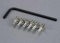 Traxxas 3159 - Screws 3x10mm caphead machine (hex drive) (6)/ lockwashers (6)/ hex wrench (8827599061229)
