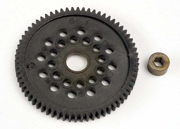 Traxxas 3166 - Spur gear (66-Tooth) (32-Pitch) w/bushing - Hobby City NZ