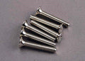 Traxxas 3168 - Screws 4x25mm countersunk machine (6) (769054801969)