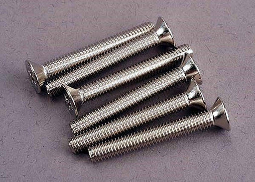 Traxxas 3169 - Screws 4x30mm countersunk machine (6) - Hobby City NZ