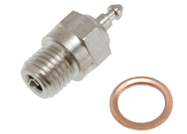 Traxxas Glow Plug Super-Duty (Long-Medium)/Gasket - 3232X
