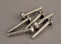Traxxas 3289 - Screws 3x18mm washerhead self-tapping (6) (769056276529)