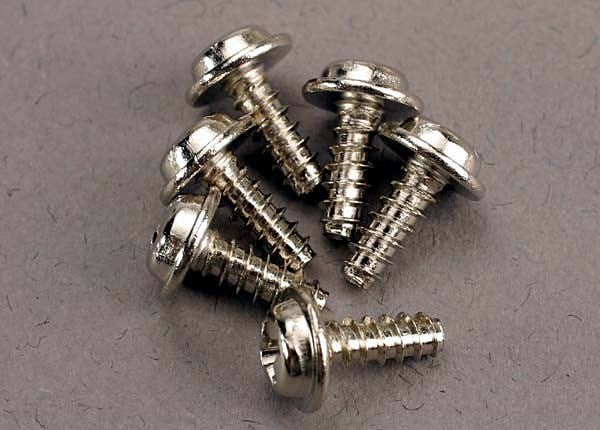 Traxxas 3x8mm Washerhead Self-Tapping Screws RC Screw Set