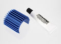 Traxxas 3374 - Heat sink Velineon 380 brushless motor aluminum (blue-anodized) (769056899121)