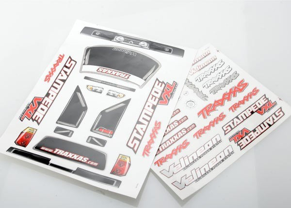 Traxxas 3613R - Decal Sheets Stampede Vxl (769152385073)