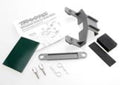 Traxxas 3627X - Battery hold-down (gray) / receiver hold-down (gray) / posts / spacers / body clips (769152712753)