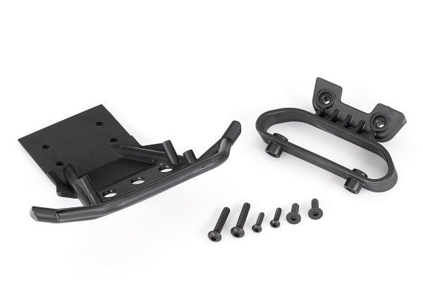 Traxxas 3635 BUMPER FRNT/MNT LED LIGHT BLK (8828018589933)