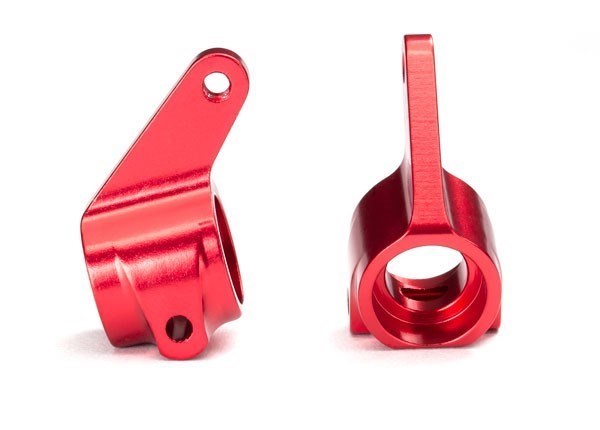 Traxxas 3636X - Steering Blocks Rustler/Stampede/Bandit (2) 6061-T6 A (769153105969)
