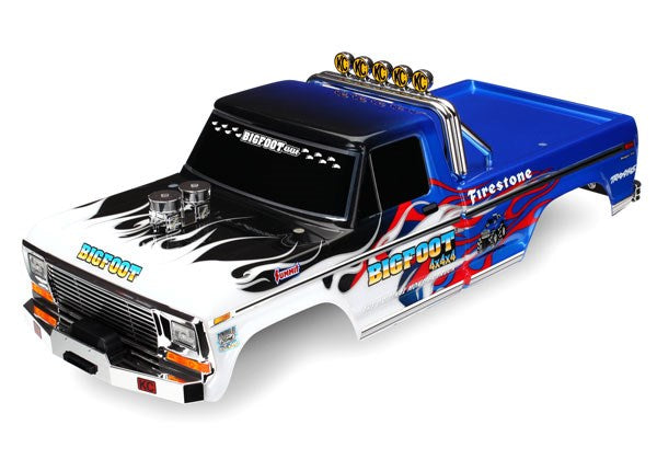Traxxas 3653 BODY BIGFOOT FLAME DECAL APPLD (8828019572973)