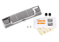 Traxxas 3656 - Grill Bigfoot No. 1 (chrome)/ decals/ adhesive tape/ mounting hardware (769059258417)
