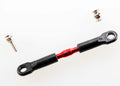 Traxxas 3737 - Turnbuckle aluminum (red-anodized) camber link front 39mm (1) (769060896817)