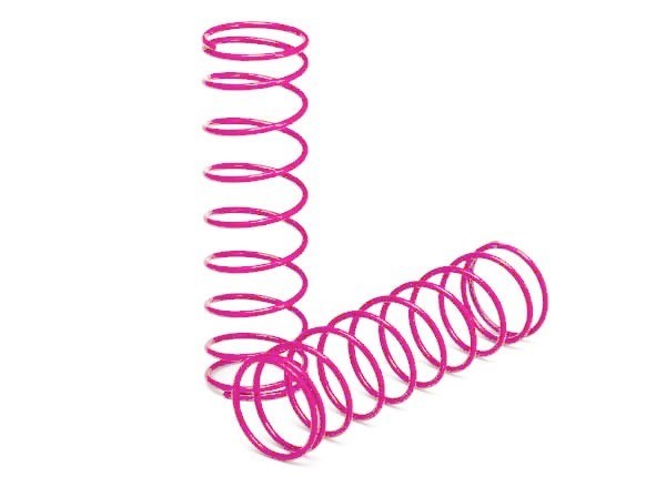 Traxxas 3757P - Springs Rear (Pink) (2) (769154285617)