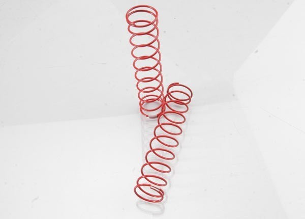 Traxxas 3757R - Springs Rear (Red) (2.9 Rate) (2) (8827967242477)