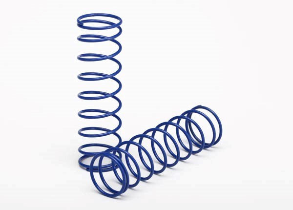 Traxxas 3757T - Springs Rear (Blue) (2) (7622654034157)