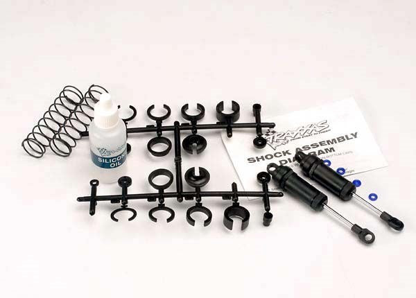 Traxxas 3760-GRAY Long Ultra Shocks with Springs (4)