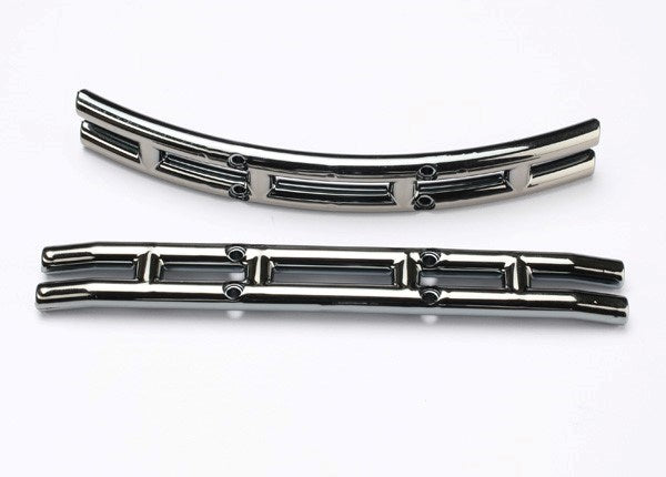 Traxxas 3926 - Bumpers Black Chrome (F&R) (769062895665)