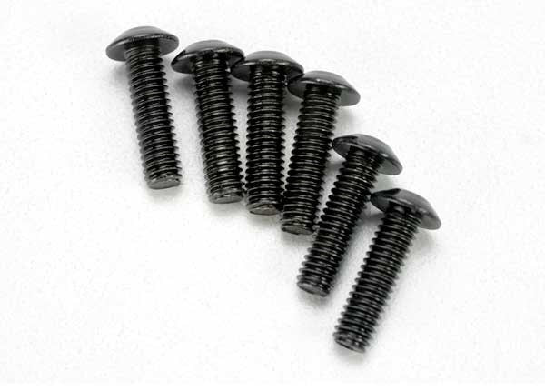Traxxas 3938 - Screws 4X14Mm Button-Head Machine (Hex Drive) (6) - Hobby City NZ