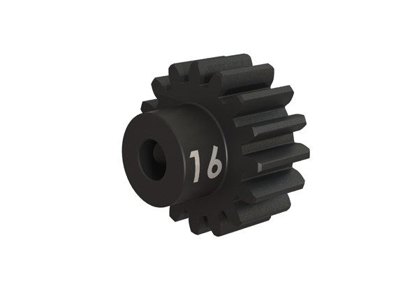 Traxxas 3946X - Gear 16-T pinion (32-p) heavy duty (machined hardened steel) (fits 3mm shaft)/ set screw