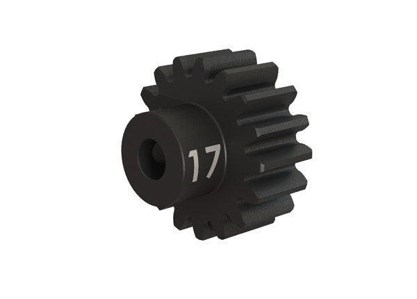 Traxxas 3947X - Gear 17-T pinion (32-p) heavy duty (machined hardened steel) (fits 3mm shaft)/ set screw (7540684849389)