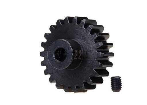Traxxas 3952X - Gear 22-T pinion (32-p) heavy duty (machined hardened steel) (fits 3mm shaft)/ set screw - Hobby City NZ