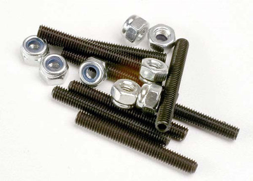 Traxxas 3962 - Grub screws 3x25mm (8)/ 3mm nylon locknuts (8) - Hobby City NZ