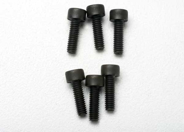 Traxxas 3965 - Screws 2.5x8mm Cap-Head Machine (6) (769064337457)