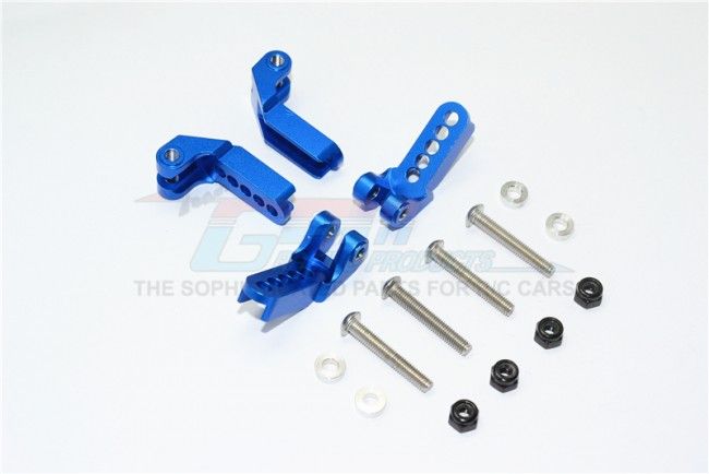 GPM Racing TRX4029FR Aluminium Adjustable F/R Damper Mount - 16 Piece Set - Hobby City NZ