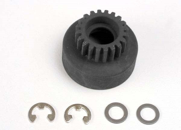 Traxxas 4120 - Clutch Bell (20-Tooth)/5X8X0.5Mm Fiber Washer (2)/ 5mm E-clip (requires #4611-ball bearings 5x11x4mm (2) (7650629157101)