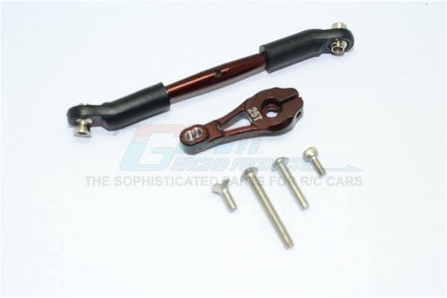 GPM Racing TRX416025 Aluminium Servo Horn with Steering Link - 6 Piece Set - Hobby City NZ