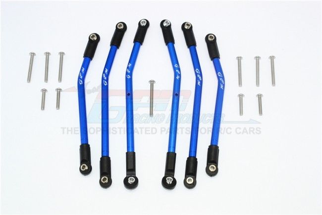 GPM Racing TRX4160A Aluminium Adjustable Suspension Links - 17 Piece Set - Hobby City NZ