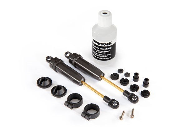 Traxxas 4761 - Shocks X-long (hard-anodized & PTFE-coated T6 aluminum) w/o springs (rear) (2) (7882804527341)